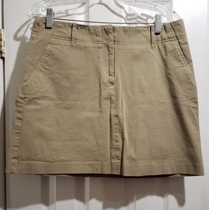 Khaki mini skirt size 10